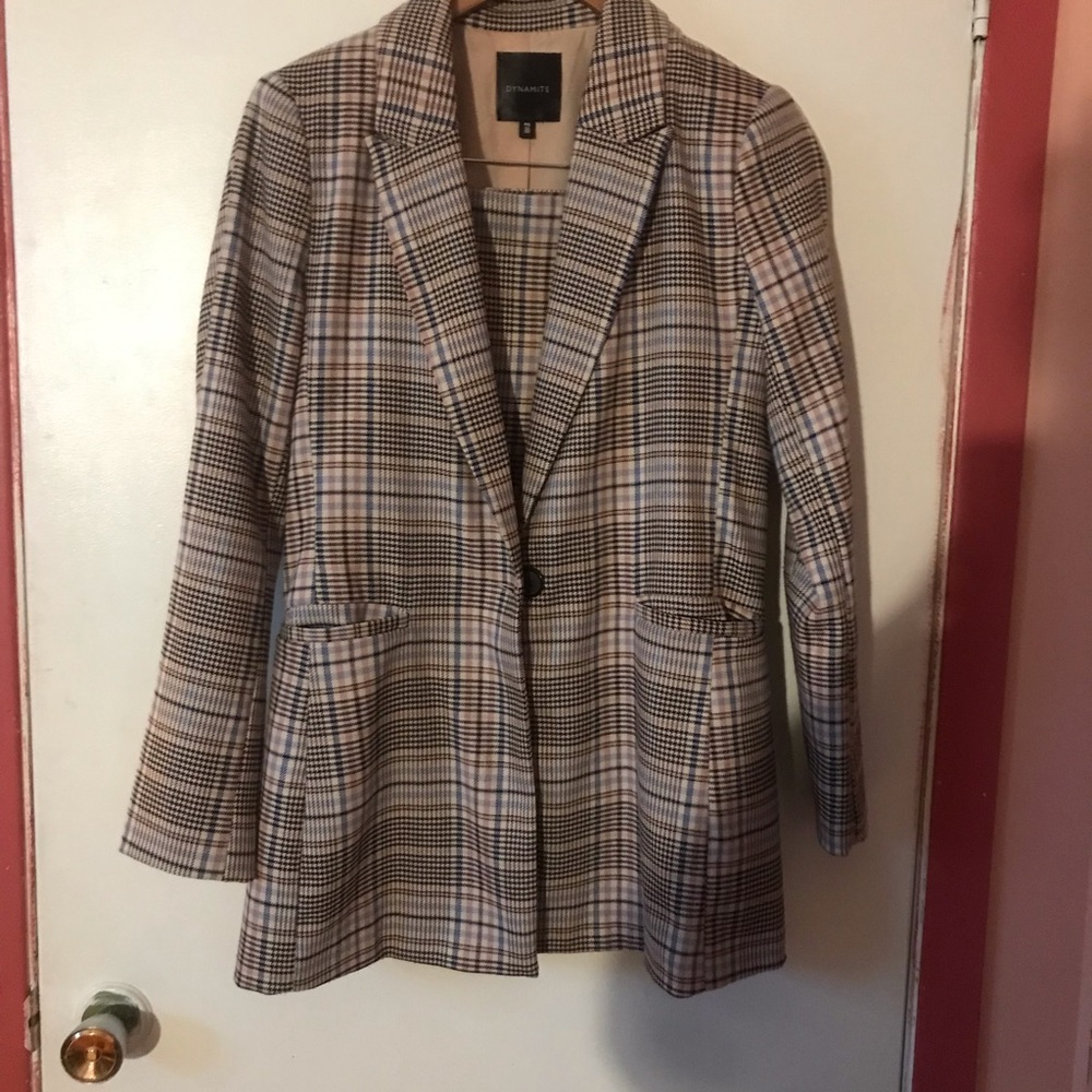 Plaid Women's Blazer